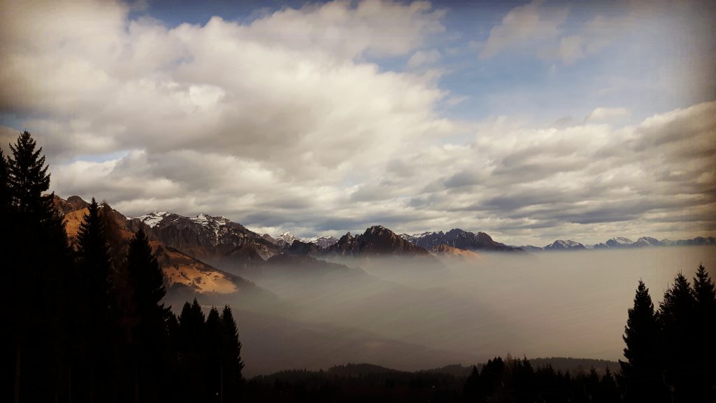 Vista da Malga Campet